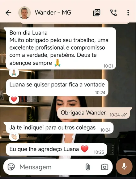 Depoimento de Wander, de Minas Gerais: excelente profissional, indicado a colegas